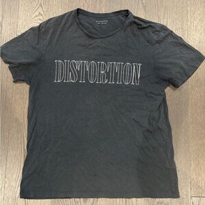 Allsaints Vintage Black Graphic Tee